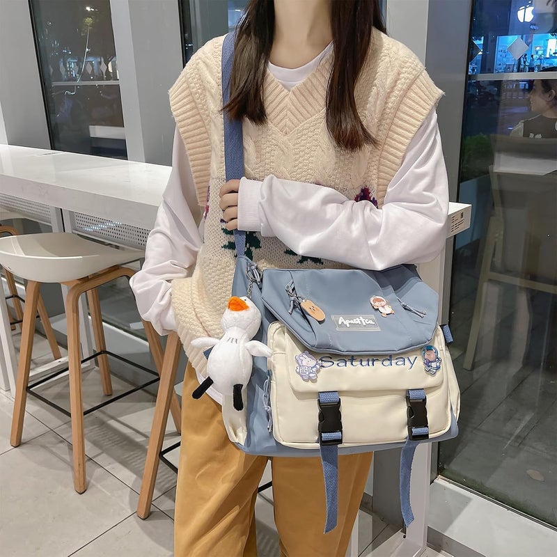 Extolove Cute Messenger Bag, Crossbody Bags for Women Kawaii Messenger Bags Purses - Image 2